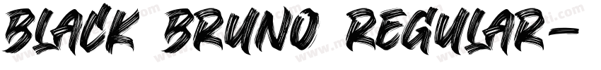 Black Bruno Regular字体转换